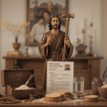 altar a San José para pedir un trabajo estable